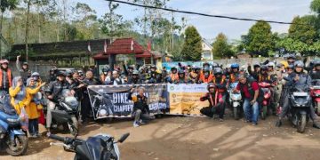 Touring Bikersmu Chapter Kota Bandung Tingkatkan Solidaritas dan Kebersamaan