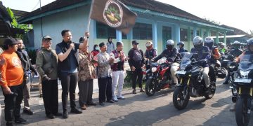 Semarak Touring Kemerdekaan Bersama Wakil Bupati Klaten dan 231 Peserta Bikersmu ke Pantai Klotok Wonogiri