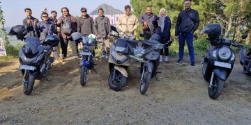 Touring Tadabbur Alam BikersMu Chapter Kudus Jateng ke Gunung Telomoyo Magelang
