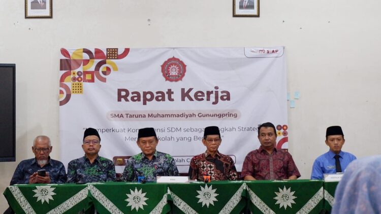 SMA Taruna Muhammadiyah Gunungpring Gelar Raker 2026, Perkuat Tripola Pendidikan dan SDM Guru