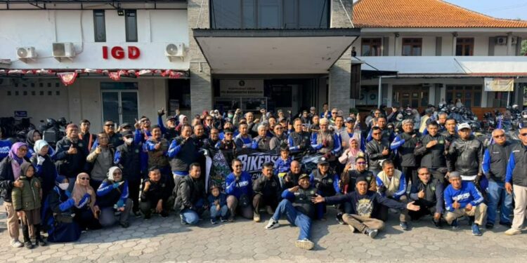 BikersMu Chapter Kulon Progo Resmi Dikukuhkan di Lereng Sumbing, 150 Bikers Ikuti Touring Perdana
