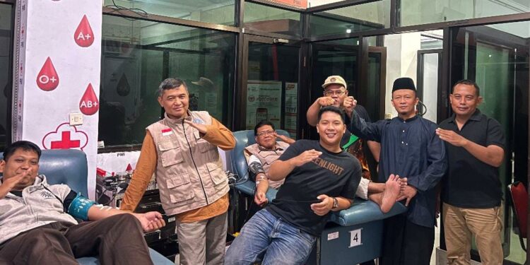 Tingkatkan Kepedulian Sosial, BikersMu Chapter Sragen Gelar Aksi Donor Darah
