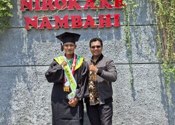 Di Tengah Dua Amanah, Wildan Masykuri Raih Magister Penelitian dan Evaluasi Pendidikan dengan Predikat Cum Laude