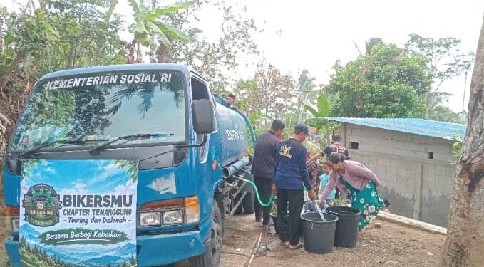 BikersMu Temanggung Salurkan 10.000 Liter Air Bersih ke Pelosok Kaloran, Sasar 224 Warga dan Musala